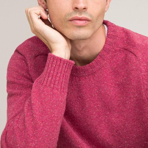 Red fine knit jumper online