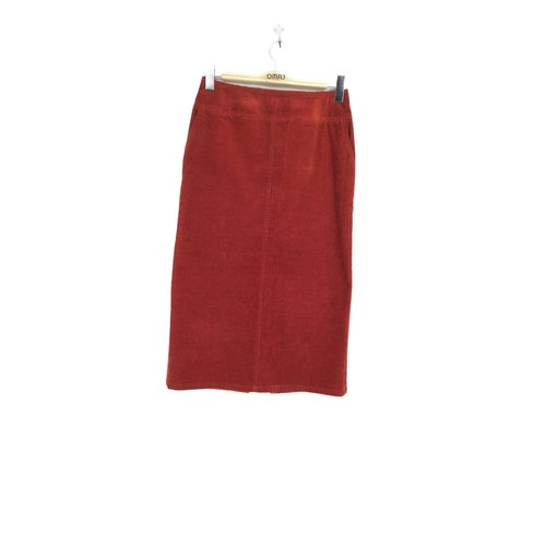 Jupe longue tres bon etat rouge Lacoste La Redoute