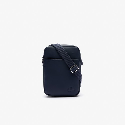 Classic pique shoulder bag navy blue Lacoste | La Redoute