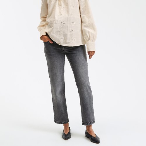 Jean droit de grossesse bandeau haut La Redoute Collections La Redoute