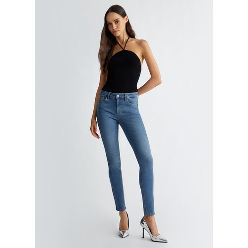 Jean liu jo taille haute sale
