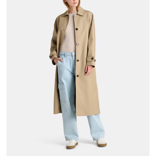 Impermeable claridge long en coton beige moyen Galeries Lafayette La Redoute