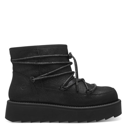 Bottine fouree noir Tamaris La Redoute