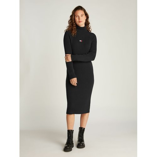 Knee length turtleneck dress cheap