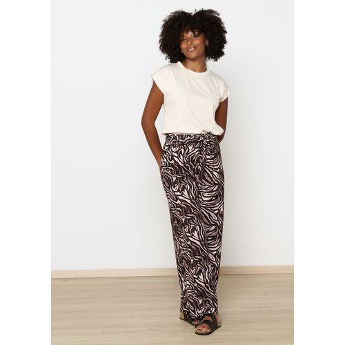 Pantalon ample a imprime zebre noir Lolaliza La Redoute