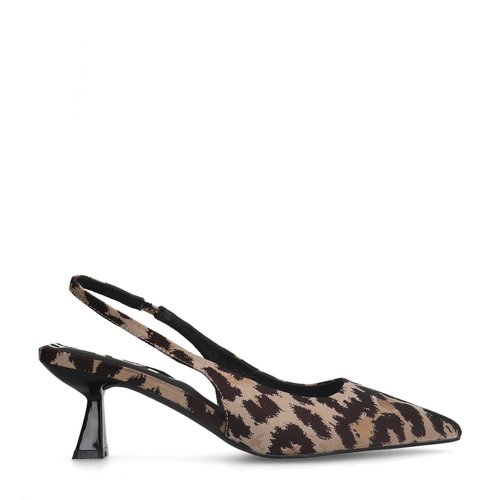 Escarpins slingback leopard multicolore Sacha La Redoute