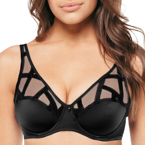 Soutien gorge foulard avec armatures serie noir Louisa Bracq La Redoute