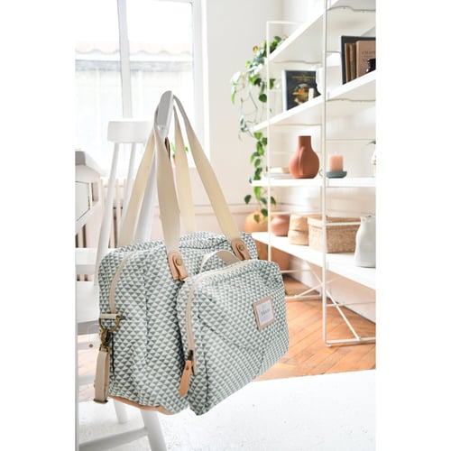 Sac à Langer Icon Pasito - Elégant Et Ultra Pratique ! (Rose/Beige, Petit)