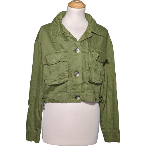 Veste verte bershka clearance