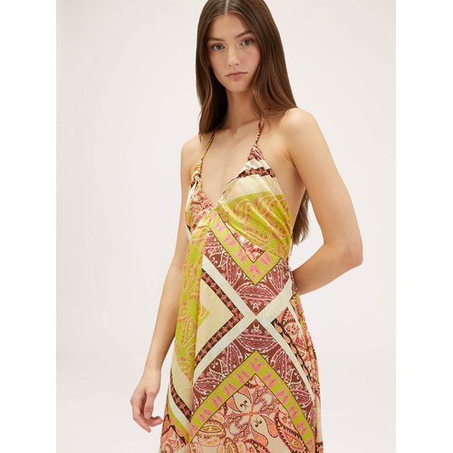 Robe d ete a motif foulard vert clair Motivi La Redoute