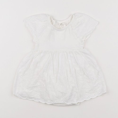 Robe tres bon etat blanc H M La Redoute