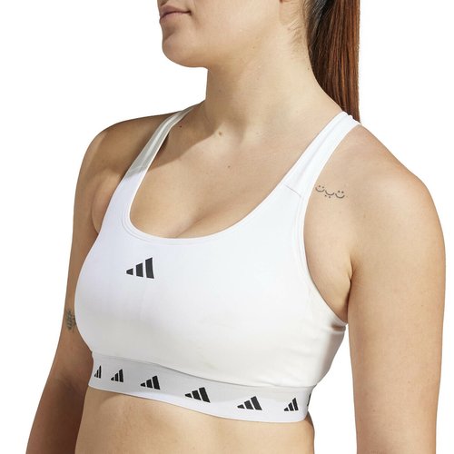 White adidas sports bra 2025