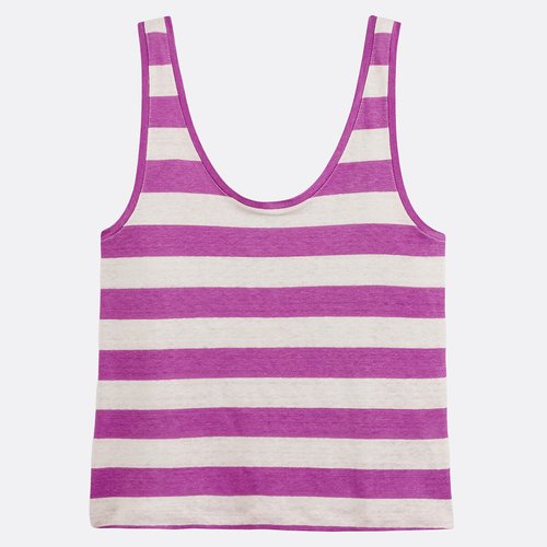 Tee La Couleur in Pink Stripe Tee La Couleur in Pink Stripe