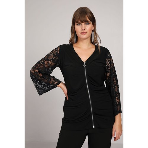 Veste dentelle noire discount