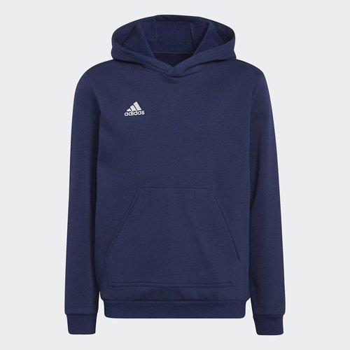 Cotton blend hoodie navy blue Adidas Performance La Redoute