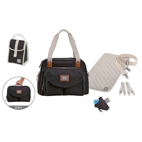 Sac a langer geneve 2 Beaba noir La Redoute