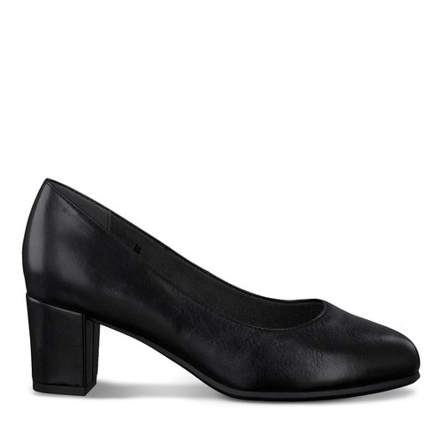 Escarpin en cuir noir Jana La Redoute