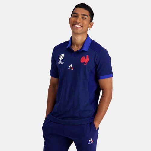 Polo xv de france coupe du monde de rugby 2023 bleu Le Coq Sportif La Redoute