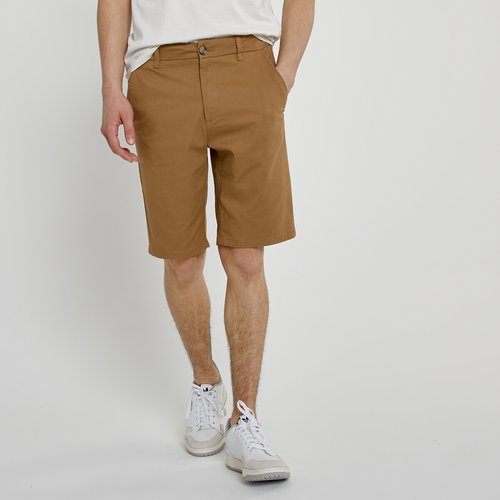 Cotton bermuda chino shorts 10 18 years camel La Redoute Collections La Redoute