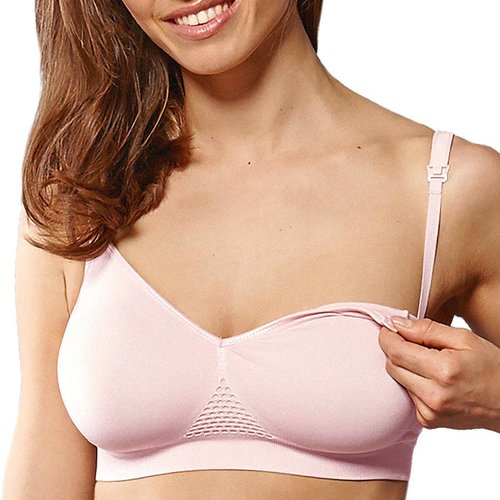 Soutien gorge d allaitement sans armatures seamless rose lotus Anita Maternity La Redoute