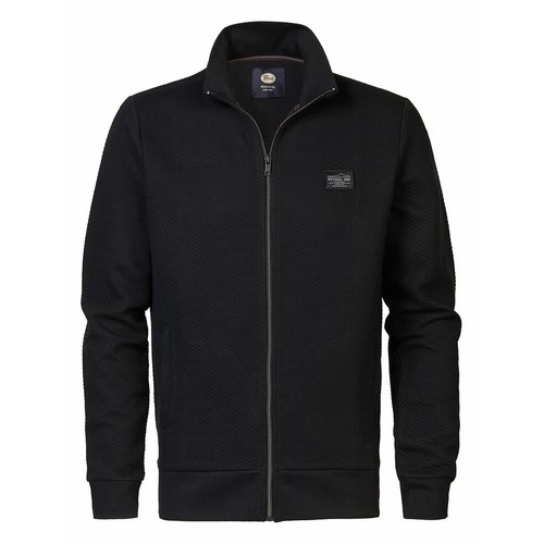 Felpa con zip collo alto on sale