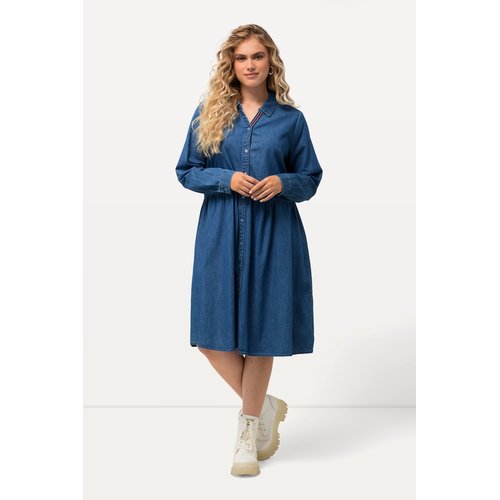 Robe midi en jean bleu jean Ulla Popken La Redoute