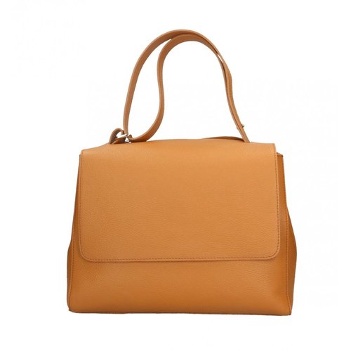 Sac a main en cuir italien bertille camel Oh My Bag La Redoute