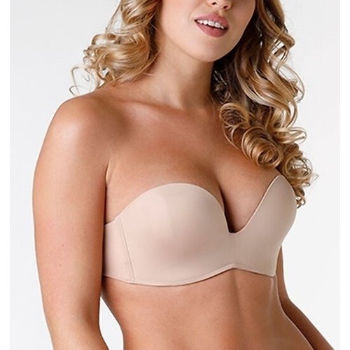 Ultimate strapless bandeau bra beige Wonderbra La Redoute