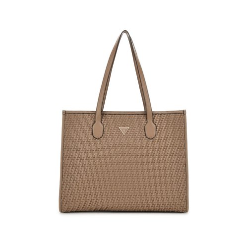 Guess sac cabas silvana tresse beige Guess La Redoute