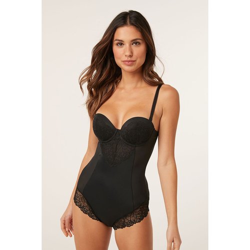 Body en dentelle a effet sculptant avec bonnets noir Next La Redoute