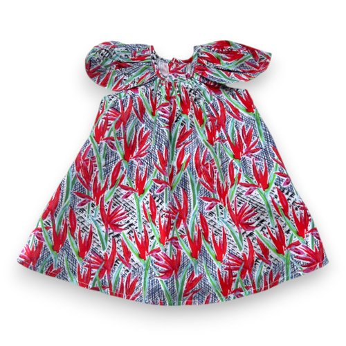 Robe bebe tres bon etat rouge Kenzo La Redoute