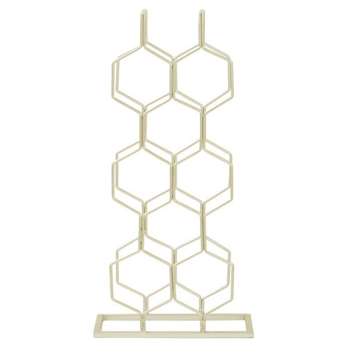 9 bottle yaxi wine rack gold coloured So home La Redoute