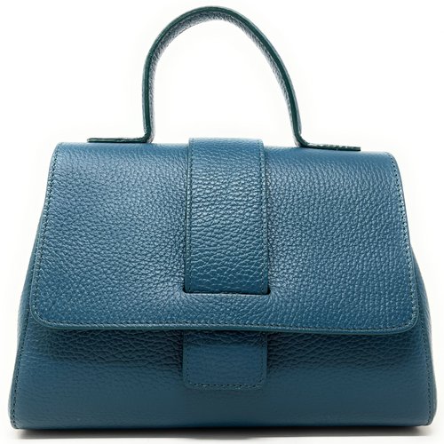 Sac cuir bleu canard on sale