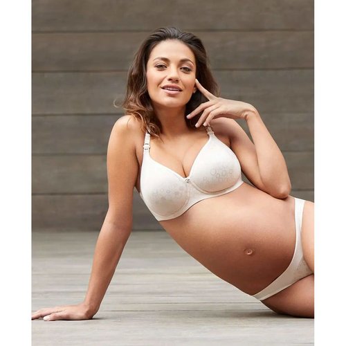 Soutien gorge de grossesse et d allaitement gloss noir Cache Coeur La Redoute