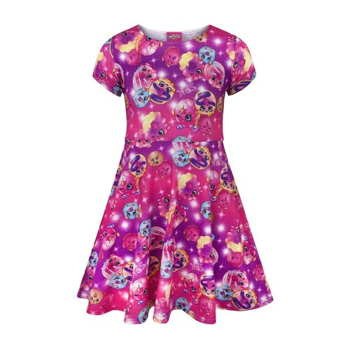 Robe patineuse violet rose Shopkins La Redoute
