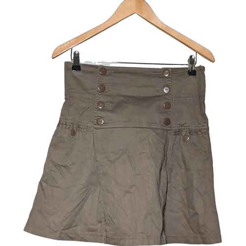 Jupe courte tres bon etat beige Camaieu La Redoute