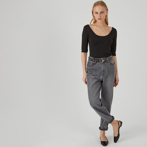 T shirt met wijde hals online