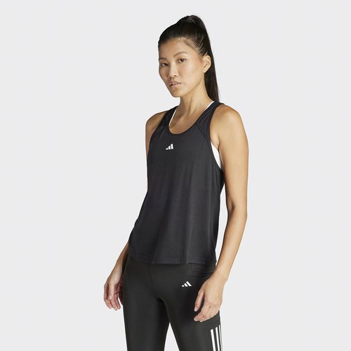 Train essentials vest top with racerback black Adidas Performance La Redoute