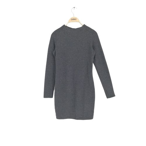 Robe mi longue tres bon etat gris Zara La Redoute