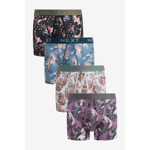 Lot De 5 Boxers NEXT – Confort Quotidien, Couleurs Essentielles, Marque Anglaise Qualité