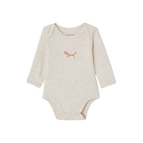 Lot De 5 Bodies Manches Longues En Coton Bio Vertbaudet - Emmanchures US, Pressions à L'entrejambe | Taille Bébé