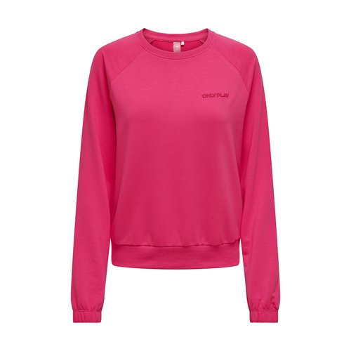 Frei embroidered logo sweatshirt with crew neck raspberry Only Play La Redoute