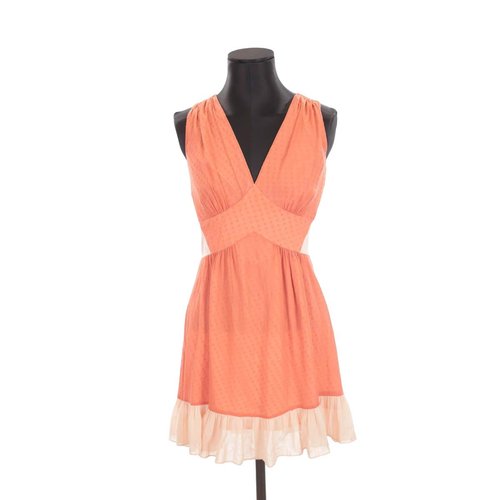 Robe en soie tres bon etat rose Sessun La Redoute