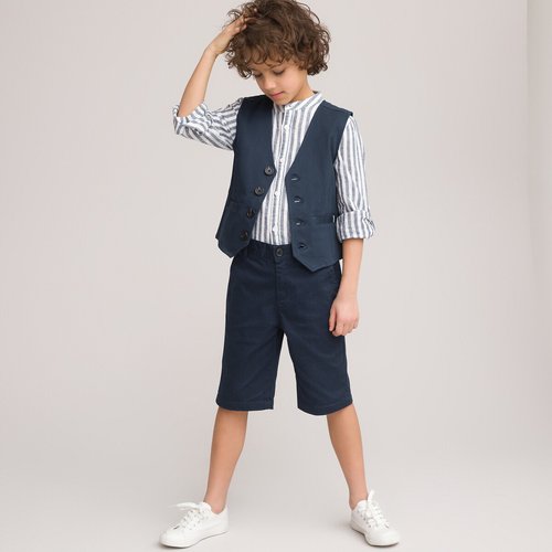Bermuda bleu marine garcon ceremonie new arrivals