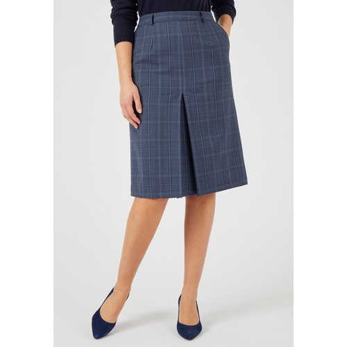 Jupe pli creux melange laine bi stretch Damart La Redoute