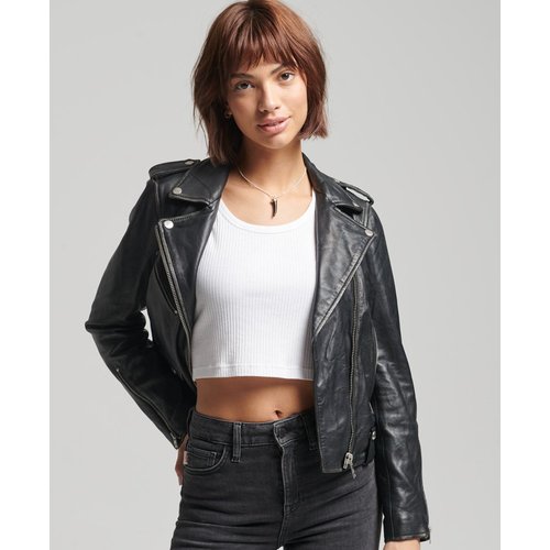 Veste cuir superdry homme hot sale