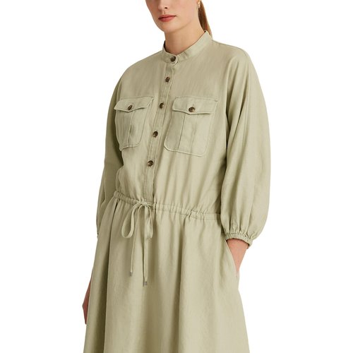Abito svasato maniche a 3 4 verde Lauren Ralph Lauren La Redoute