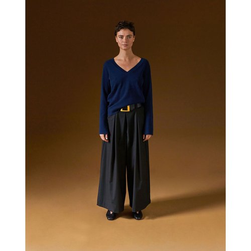 Pull col V en cachemire