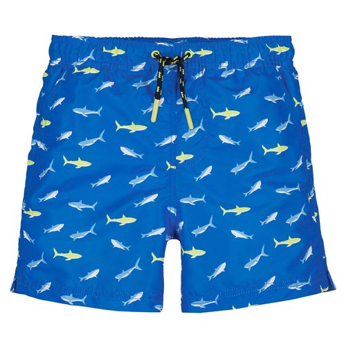 Short de bain imprime requins 3 12 ans imprime bleu La Redoute Collections La Redoute