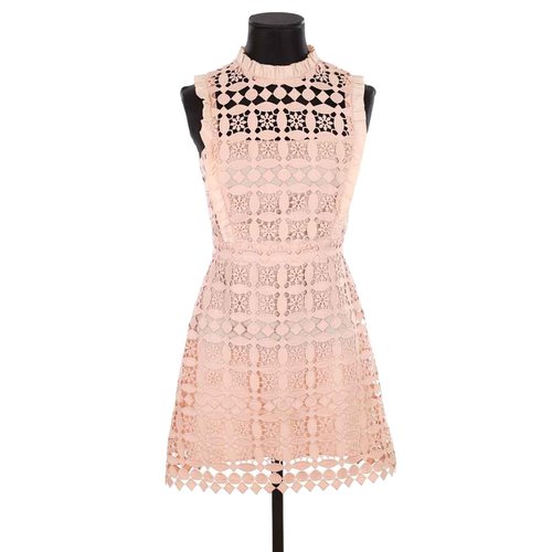 Robe sandro dentelle rose cheap